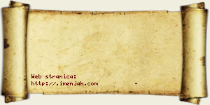 Jakov Caranović vizit kartica